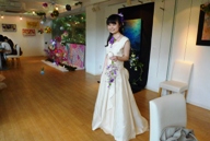 Wedding flowers for the model Masayo