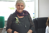 Lynda Owen, floral designer and British judge, N.D.S.F
