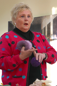 Mrs. Lynda Owen, UK floristry judge, designer and floral consultant